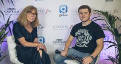 Classic FM live during backstage with Jane Jones a