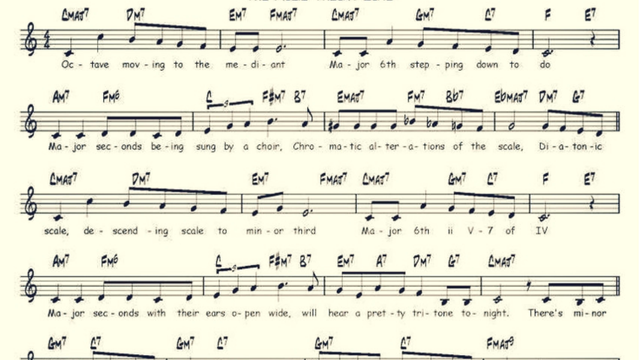 Music theory song